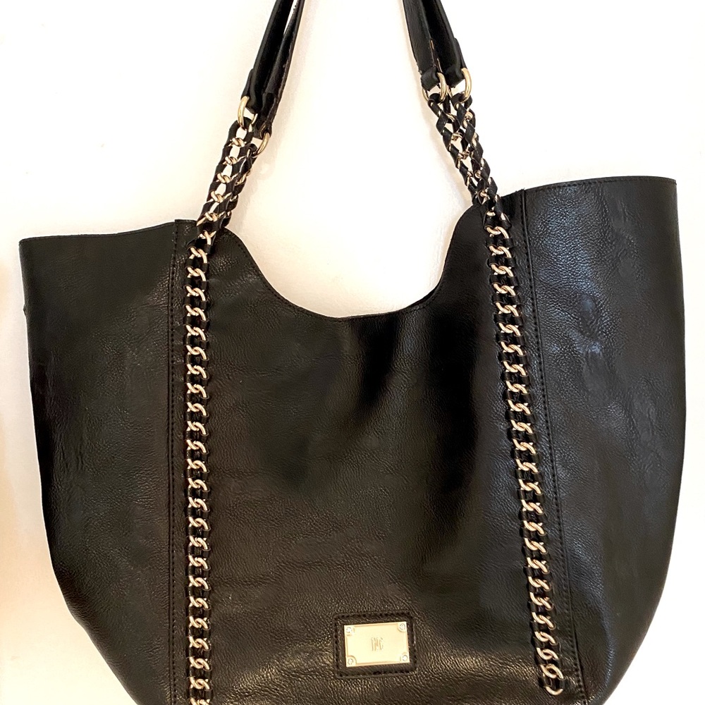 INC Roomy Bucket Bag with Gold Accent